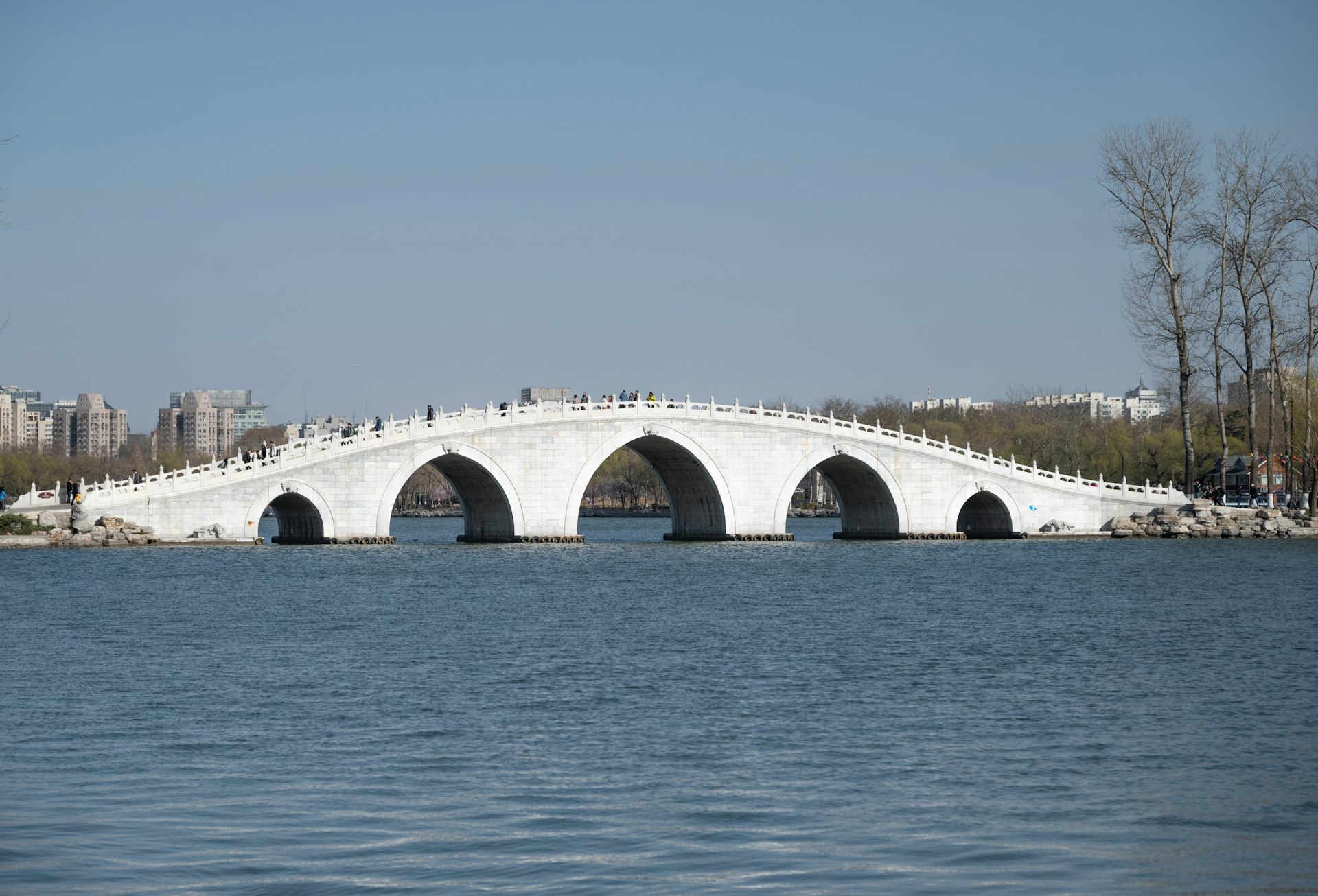 a bridge that is over a body of water